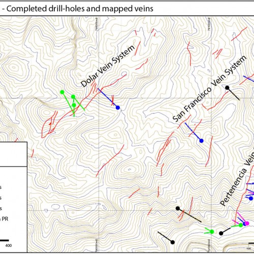 Yoquivo Phase 2 Drilling. holes 1-5, reported Jan. 27, 2022.