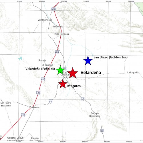 Velardena District Map