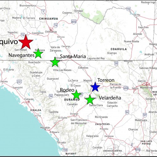 Yoquivo Location Map