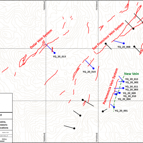 Yoquivo Phase 1 Drilling. reported Jan. 27, 2021.